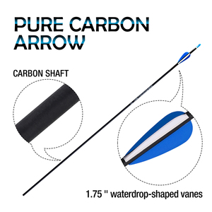 Прямая Продажа с завода, прямая 0,006 ID 4,2 мм, высококачественные стрелы из чистого углеродного волокна, используемые для составного лука и рекурсивного лука - Product Image 5