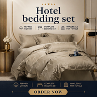 Parure de lit 4 pièces en coton marron doux et respirant pour homme, jacquard satiné teint en fil double épaisseur 50S, housse de couette et drap-housse classiques