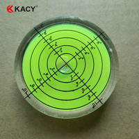 Petit niveau à bulle rond de niveau à bulle de 60*10mm pour la mesure de nivellement de machine