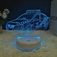 Lampe de bureau rechargeable à base acrylique holographique de qualité supérieure, très vendue, pour salle d'étude