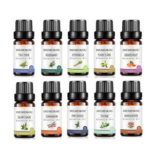 Etiqueta privada 100% Planta soluble en agua pura Menta personalizada 10 ámbar hidratante puro 10ml juego de aceites esenciales - Product Image 3