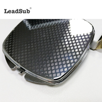 Petit miroir compact cosmétique antique chaud avec feuille d'aluminium de sublimation pour la promotion du fabricant chinois Leadsub