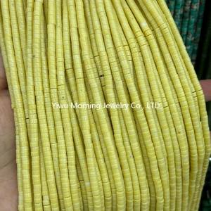 2*4MM Natural <span class=keywords><strong>semipreciosa</strong></span> plana redonda <span class=keywords><strong>piedra</strong></span> preciosa disco rueda en forma de Rondelle espaciador <span class=keywords><strong>piedra</strong></span> cuentas piedras para la fabricación de joyas - Product Image 5