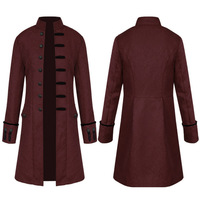 Imperméable homme, Trench-Coat style Steampunk, manteau/chemise Vintage de Prince, veste de Renaissance, Costume de Cosplay victorien edc