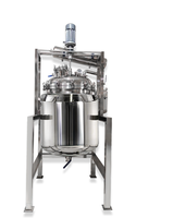 Réacteur de chauffage à double enveloppe en acier inoxydable vertical à haute productivité et haute qualité