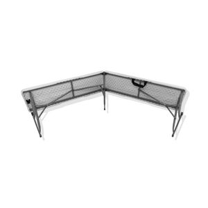 Ensemble <span class=keywords><strong>de</strong></span> salle à manger pliant portable et léger <span class=keywords><strong>de</strong></span> 6 pieds pour extérieur, <span class=keywords><strong>jardin</strong></span>, plage, entrée <span class=keywords><strong>de</strong></span> villa moderne, en <span class=keywords><strong>plastique</strong></span> moulé par soufflage, durable, pour demi-chambre - Product Image 4