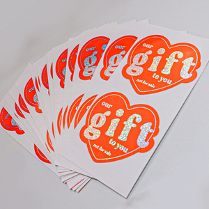 Papel Adhesivo Romántico Rojo en Forma de Corazón, Resistente al Aceite, Adhesivo Fuerte, Tamaño Personalizado, Etiqueta Adhesiva para Embalaje, Regalos de Amor, Sellado - Product Image 4