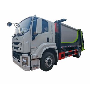 Camion à ordures compacteur Isuzu Giga 10t de capacité, véhicule compacteur de déchets 4x2 à moteur manuel pour la gestion des déchets urbains - Product Image 2