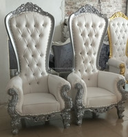 Vente en gros de chaises royales pour trône d'événement de mariage chaise de mariage King à dossier haut de haute qualité