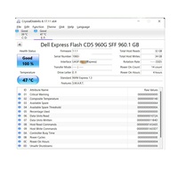 Server Internal Baru 960G SSD KCD5XLUG960G 2.5 Inci U.2 PCIE3.0 3D TLC NAND 701-800MB/S Cangkang Paduan Aluminium untuk EMC