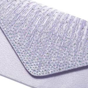 Classic European American Style AB Color Hot Stone Satin Waterproof Envelope Bag Factory Direct Polyester Lined Evening <b>Clutch</b> - Product Image 6