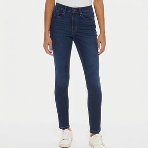 Best Quality Solid Color <b>Women's</b> Mid Waist Overalls Jeans Pants 100% Cotton Quick Dry Breathable Eco-Friendly Outdoor Use New - Product Image 1