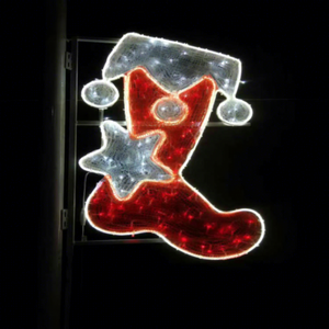 Outdoor Christmas Pole Decoration LED Motif <b>Lighting</b> for <b>Holiday</b> Streets Commercial Areas and Public Displays - Product Image 1