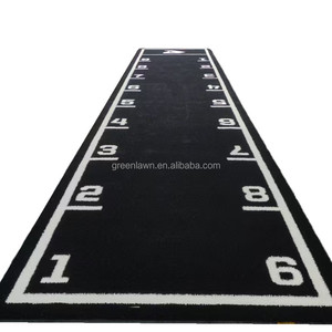 Gazon artificiel pour salle de sport HYROX sur mesure, 2 m de large, vert/noir/rouge, pour fitness et sports d'intérieur. - Product Image 3