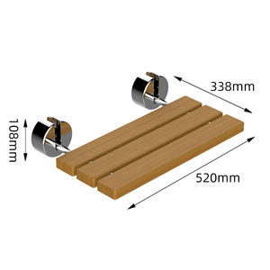 Tabouret pliant en bois massif, siège <span class=keywords><strong>de</strong></span> douche, <span class=keywords><strong>chaise</strong></span> antidérapante <span class=keywords><strong>pour</strong></span> personnes âgées, utilisation scolaire, entrée, changement <span class=keywords><strong>de</strong></span> chaussures, portable, gain <span class=keywords><strong>de</strong></span> place - Product Image 6