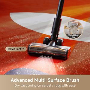 Aspirateur eau et poussière <span class=keywords><strong>Dreame</strong></span> <span class=keywords><strong>G10</strong></span> Combo avec brosse LED avancée pour tapis, nettoyage automatique à une touche, et nettoyeur de sols à eau chaude portable - Product Image 2