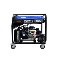 Onduleur générateur double tension 3 phases 10kw 11KW 12KW source alternateur Hilda grande puissance numérique électrique essence