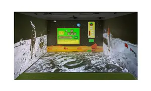 Multi Screen Finger Touch 3*36m Immersive Mapping Projector 3D Hologram Interactive Wall Floor Projection For Museum Exhibition