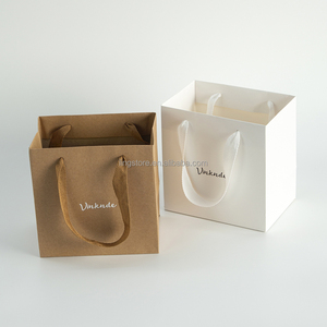 Bolsas de Papel Cuadradas al por Mayor de 10*6*10cm, Bolsas de Regalo para Frutas y Flores, Bolsas de Embalaje para Manualidades, Bolsas de Transporte con Base Ancha para Repostería y Comida para Llevar con Cinta - Product Image 6