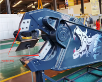 Cisaille hydraulique robuste MONDE Eagle pour la découpe de métaux et le démontage de voitures usagées