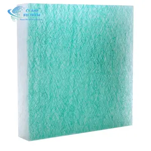 Hot selling glass fiber cotton floor wool for paint room filter spray for Spray Booths High Dedusting Spray Booth Filters