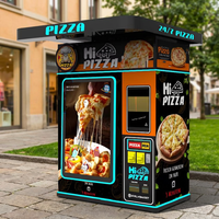 Máquinas Expendedoras al por Mayor, Máquina de Pizza para Exteriores de 10/12 Pulgadas, Pizza Caliente para Mostrador, Máquina Expendedora de Pizza Totalmente Automática