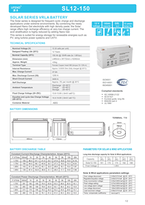 OEMソーラー太陽光発電ジェルバッテリーディープサイクル12V150AHソーラー照明風力エネルギー貯蔵UPS PVウィングタービンパワーCATV - Product Image 3