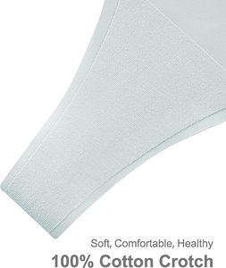 Bragas de satén para mujer de seda de hielo con espalda en T cortada con láser y logotipo personalizado, ropa interior de nailon, bragas de mujer, tangas sin costuras - Product Image 6