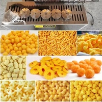 Nouvelle machine extrudeuse de snacks à base de maïs soufflé / Extrudeuse miniature en acier inoxydable pour snacks à base de maïs et de riz soufflé 110V-220V Capacité 50 kg/h