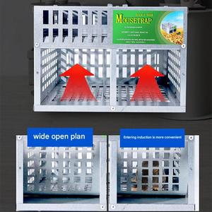 Hot-selling environmentally friendly and user-friendly galvanized metal rat <b>cages</b>, rat traps, and rat baits that are reusable. - Product Image 3