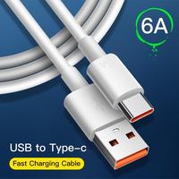 Câble de données USB-C de charge rapide 1M 6A de haute qualité Cantell pour téléphones mobiles Android 5A 6A