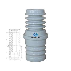 Aislador de buje personalizado de alta resistencia dieléctrica 33kv 17kv para transformador - Product Image 5