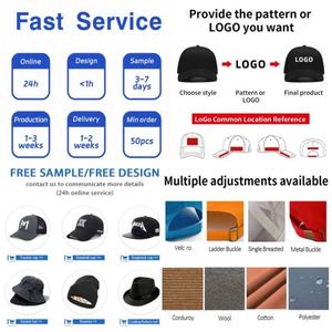 Gorras de Béisbol Promocionales de Acrílico con Logotipo Bordado Personalizado, Venta Caliente de Fábrica, MOQ Bajo, Muestra Rápida - Product Image 5