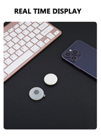 Mini Rastreador de Ubicación GPS Compatible con Teléfono Móvil Apple Dispositivo Anti-Pérdida ITag Localizador para Mascotas Anti-Pérdida GPS