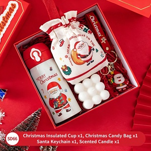 Juego de Regalo FUXI, Juego de Regalo Navideño, Taza Aislada, Crema de Manos y Bolsa de Dulces, Regalos para Fiestas Navideñas y Empresariales - Product Image 3