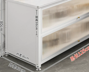 حوض متعدد الطبقات معدني منزلي مع لوح صخري رف للحوض ووعاء للتخزين المنزلي متعدد الوظائف - Product Image 4