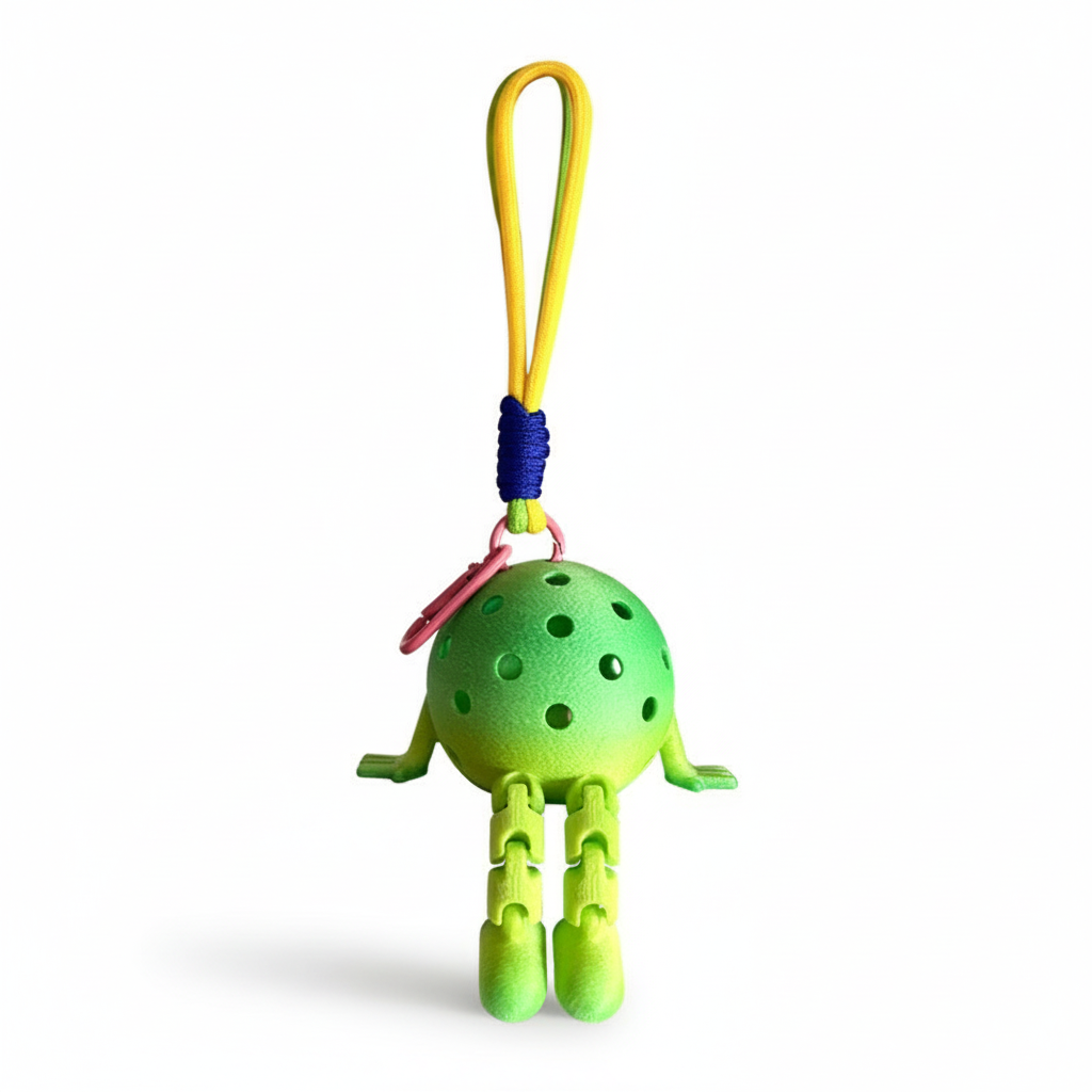 Mini Cross-Border Pickleball Peripheral Sports Gifts New Keychains and Backpack Pendants for Sports & Entertainment