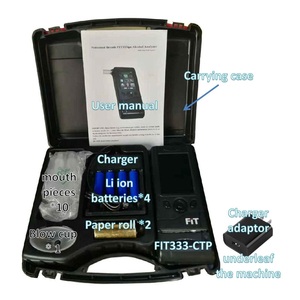 Alcoholímetro Profesional de Alta Precisión HTM FIT333-CTP con Sensor de Celda de Combustible, Batería de Litio Extraíble, Prueba Activa/Pasiva - Product Image 6