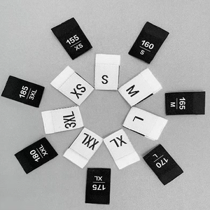 ป้ายผ้าซาตินทอหรูหราขนาดป้ายโลโก้แบรนด์แบบพับได้ - Product Image 1