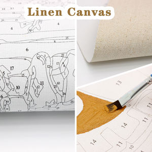 Dipinto a Numeri di Alta Qualità all'Ingrosso, Tramonto sulla Riva, Fai-da-Te su Tela, Decorazione Murale per Casa, Ideale come Regalo - Product Image 5