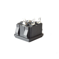 Module de prise d'alimentation CA, connecteur d'alimentation AC-02, 3 broches femelles C13 C14, contacts en cuivre 6A