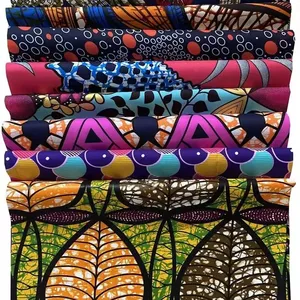 Multiple Patterns Factory Customization Printing African Wax Fabric Cotton fabric