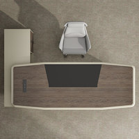 Table de bureau moderne pour cadres, bureau de direction haut de gamme pour salle de direction