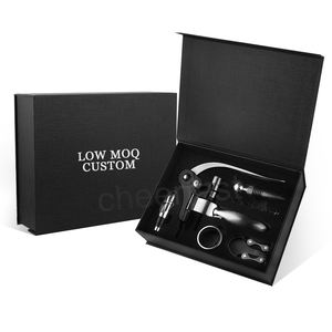 Nouveauté Vis en liège pour bouteille de vin en argent Alliage de zinc Tire-bouchon en forme de lapin Verseur Coffret cadeau Kit ouvre-bouteille Coffret cadeau - Product Image 2