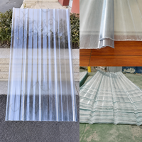 Industrielle Wellplatten aus GFK (Glasfaser) Transparent 1mm-3,5mm Dicke für Schuppendächer – Rollenware