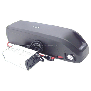 แบตเตอรี่จักรยานไฟฟ้าแบบ <span class=keywords><strong>Big</strong></span> Hailong Shark Down Tube ขนาด 52V 17Ah 17.5Ah พร้อมพอร์ต USB และที่ชาร์จ 3A สำหรับมอเตอร์ 500w 750w 1000w 1200w - Product Image 1