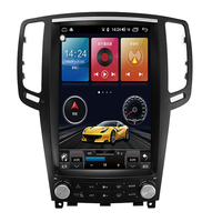Vente en gros pour autoradio Android Tesla, lecteur DVD, GPS, BT, WiFi, Carplay, tableau de bord pour Infiniti FX35 2010-2019, vidéo multimédia pour