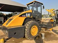 Rouleau compresseur vibrant à tambour unique Caterpillar CS-683E d'occasion, compacteur de sol CAT 18,8 tonnes, moteur CAT d'origine, bon état de fonctionnement