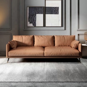 Sofá Moderno Tapizado Suave <span class=keywords><strong>con</strong></span> Cojines Cómodos, Chaise Longue para Sala <span class=keywords><strong>de</strong></span> Estar, Conjunto <span class=keywords><strong>de</strong></span> Sofá <span class=keywords><strong>de</strong></span> Cuero en Forma <span class=keywords><strong>de</strong></span> L - Product Image 3