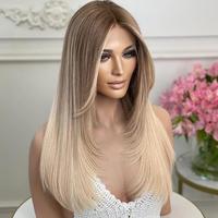 Perruque suisse sans colle de cheveux humains à dessus plat pour la perte de cheveux femmes partie de dentelle invisible perruque avant de lacet transparente